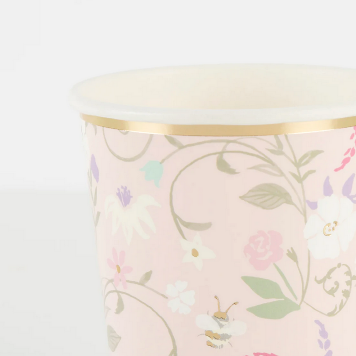 Ladurée Paris Floral Cups (pk8)