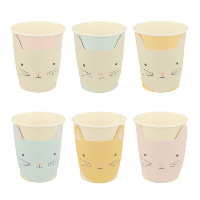 Cute Kitten Cups (pk8)