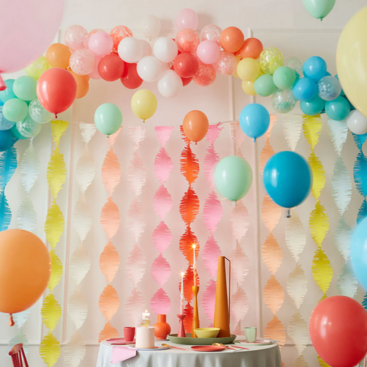 Rainbow Twisty Fringe Backdrop