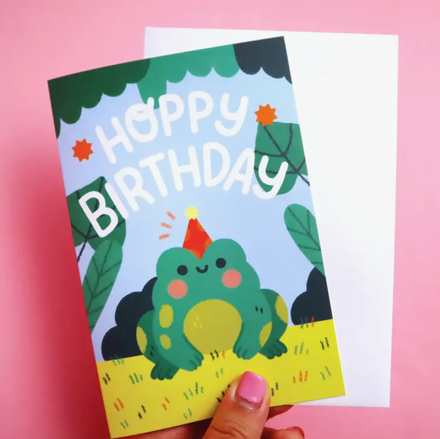 Hoppy Birthday Frog -Vica Lew