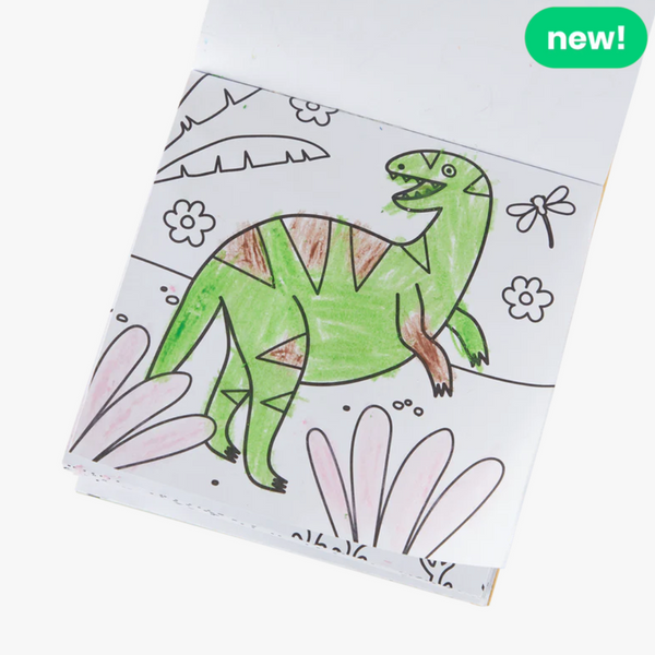 Carry Along Crayon & Coloring Book Kit -Dinoland