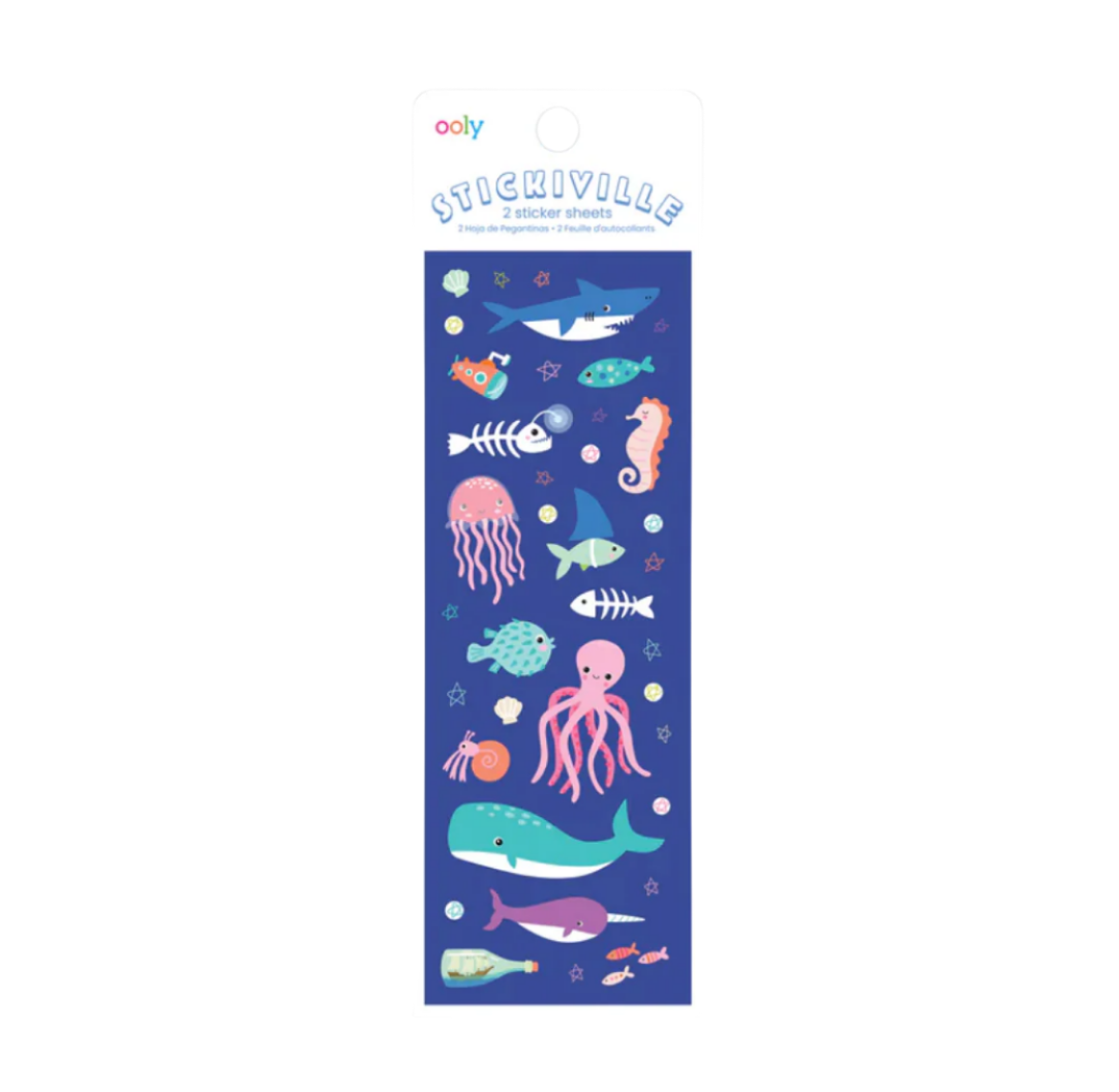 Stickiville Stickers -Deep Sea