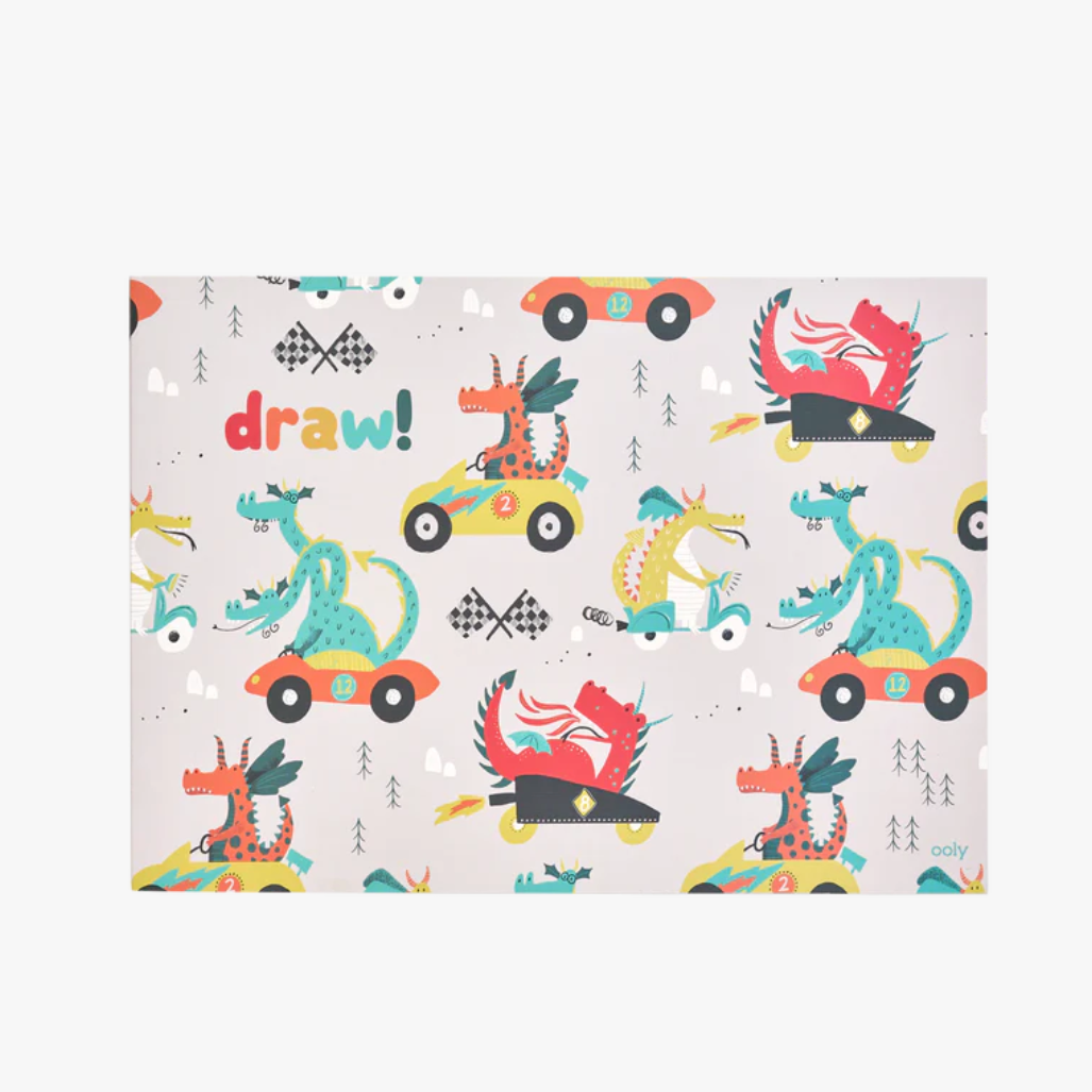 Dragon Race Tracks Doodle Pad Duo Sketchbook - set of 2