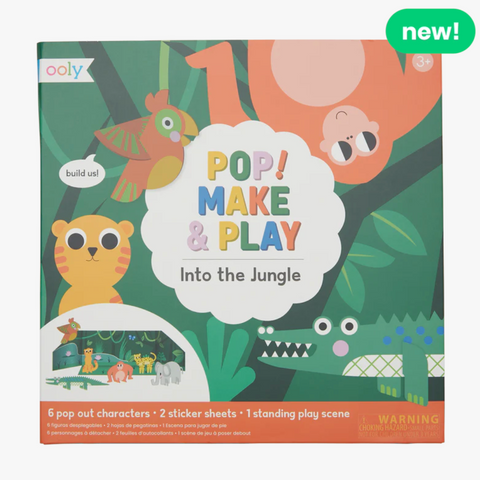 Pop! Make & Play - Into the Jungle (3-6yrs)