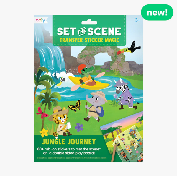 Set The Scene Transfer Stickers Magic - Jungle Journey 4yrs+