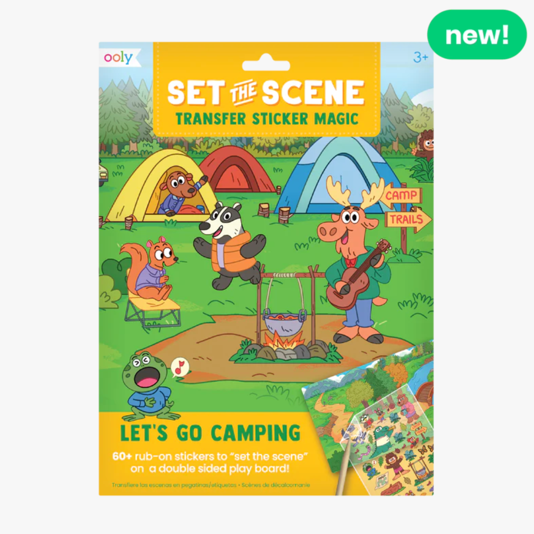 Set The Scene Transfer Stickers Magic - Let's Go Campings