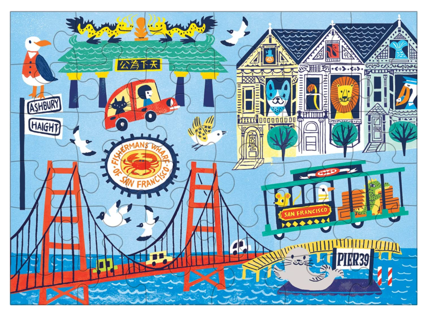 San Francisco to Go Puzzle 36pcs