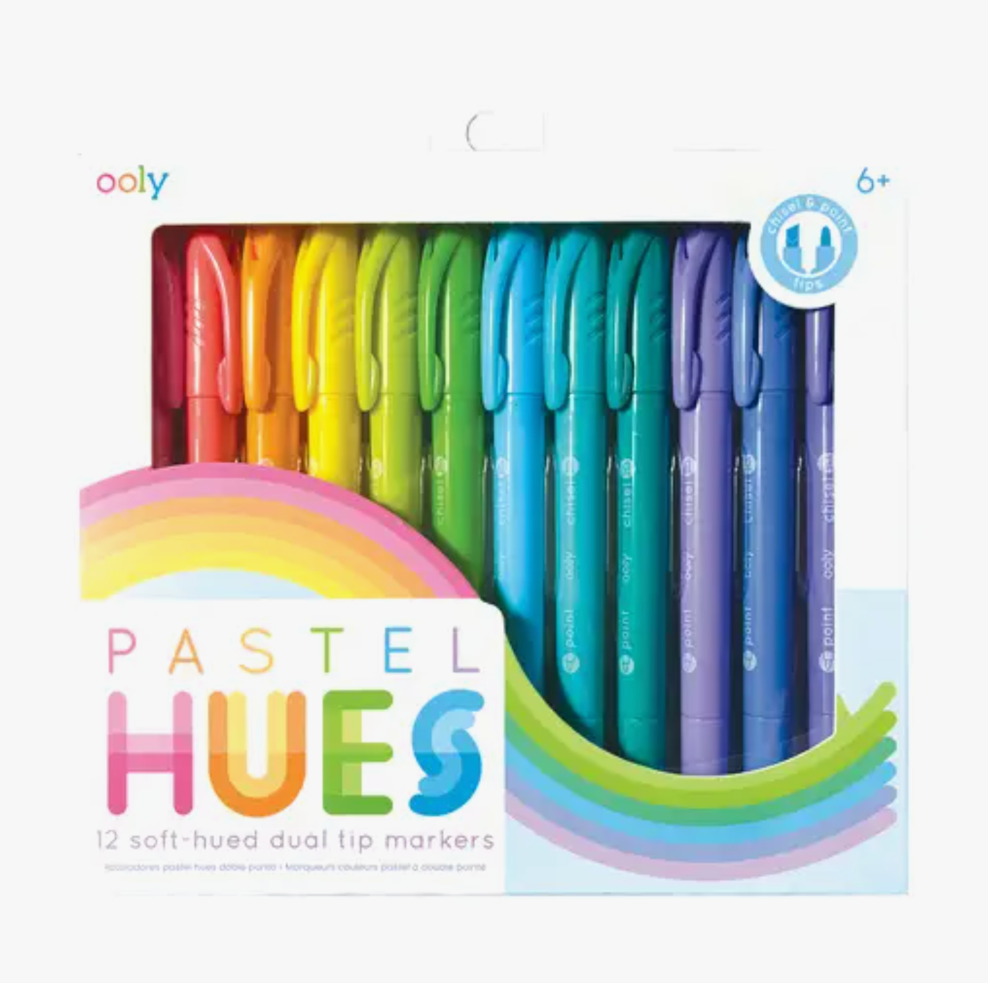 Pastel Hues Markers - set of 12