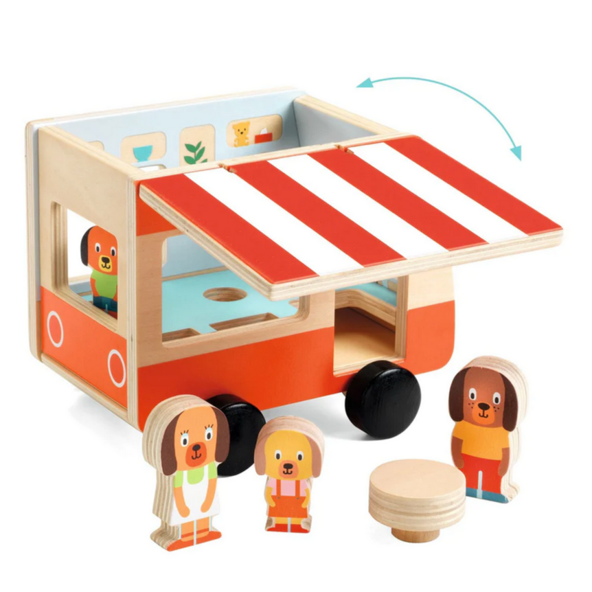 Minicombi Wooden Motorhome Set