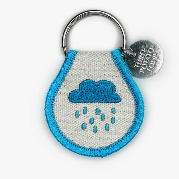 Patch Keychain - Rain Cloud