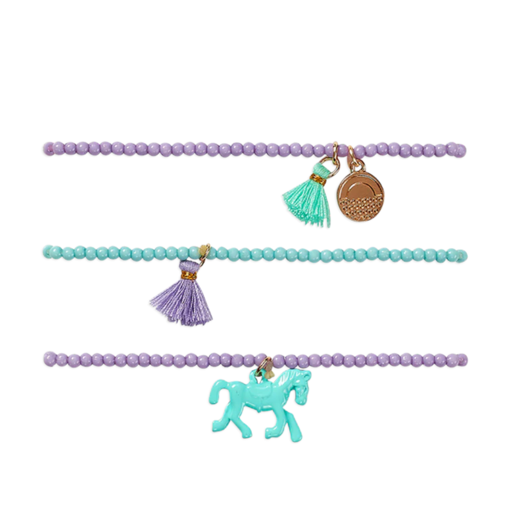 zoey bracelets - horse - set of 3