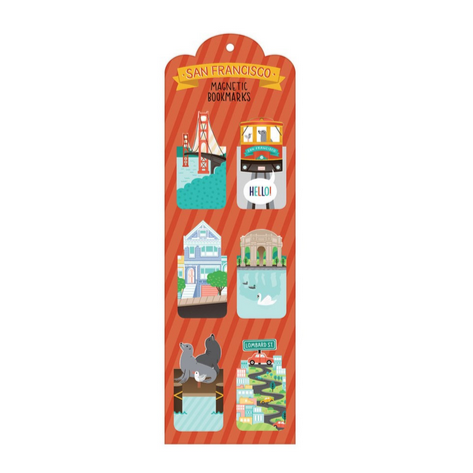 San Francisco Magnetic Bookmarks