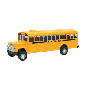 Diecast School Bus -pull-back 3yrs+