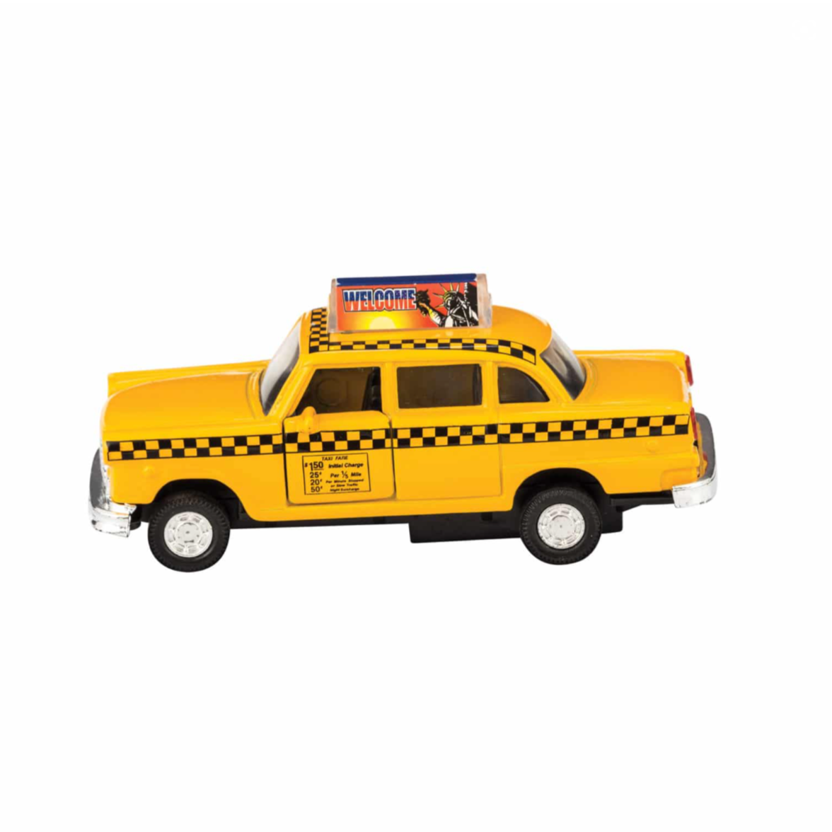 Diecast Taxi -pull-back
