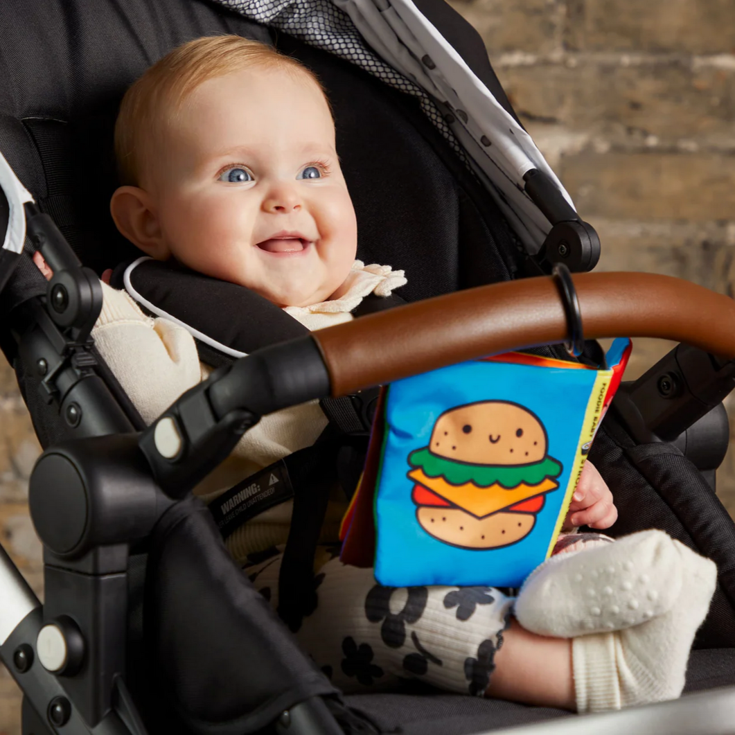 Foodie Baby Crinkle Fabric Stroller Book