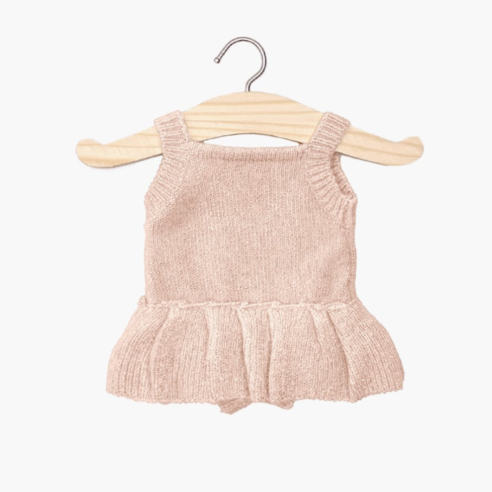 Baby Orléane knitted Romper Pink -34cm/13.5in dolls