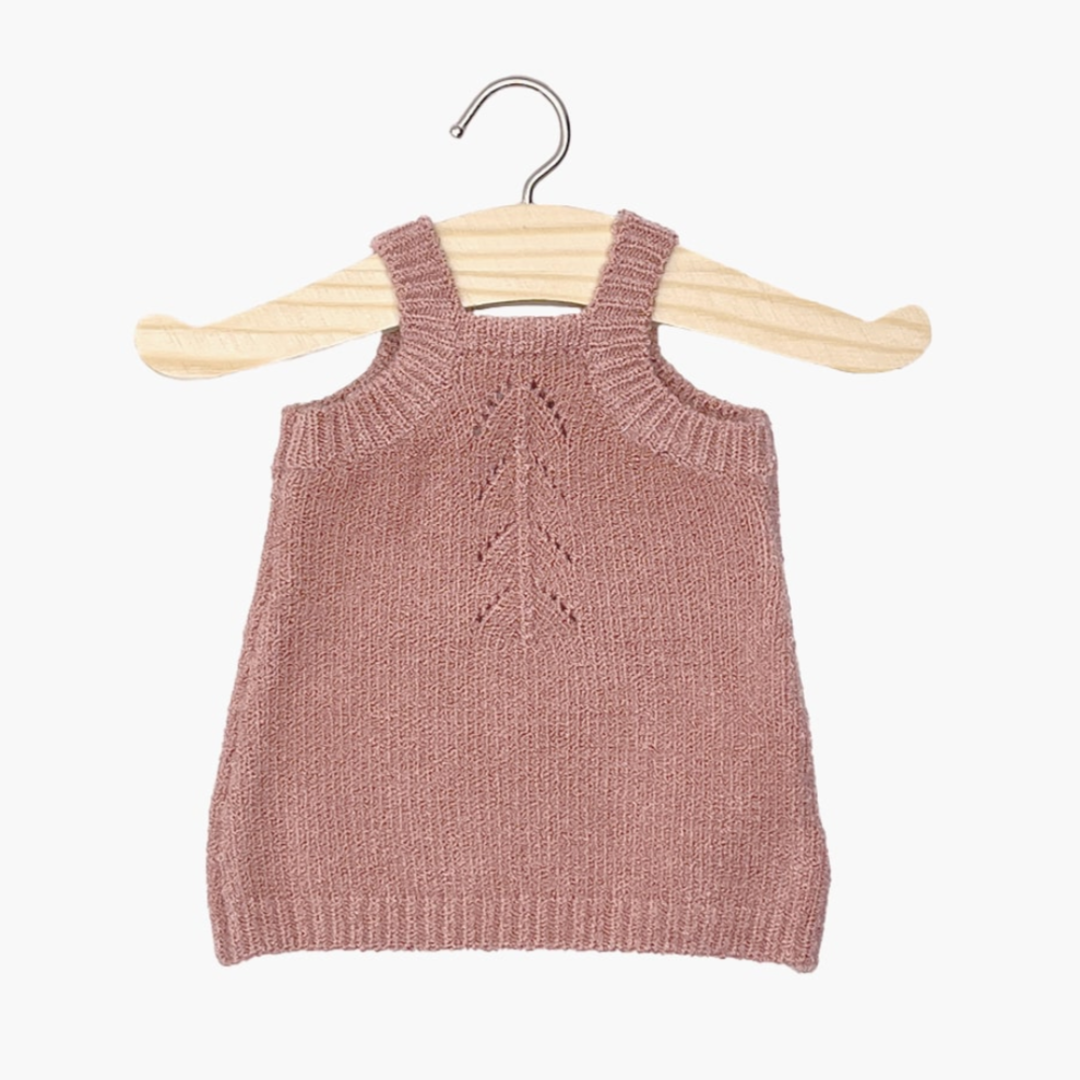 Minikane Gisèle Tea Pink Knit Dress 34cm/13.5in doll