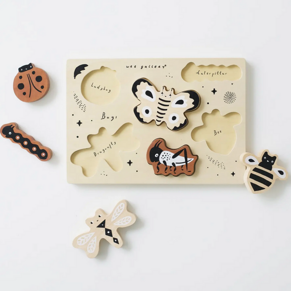 Wooden Tray Puzzle - Bugs 2yrs+