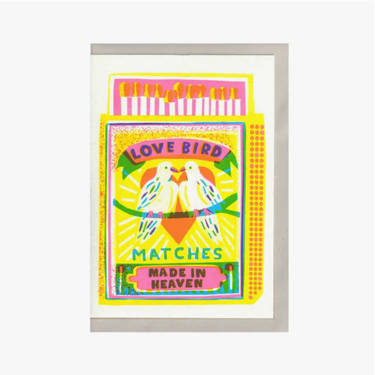Lovebird Card - Louise Lockhart