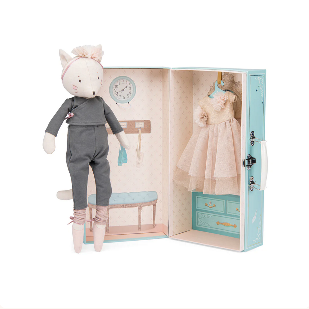 Suitcase - Celestine's Wardrobe Doll - Moulin Roty -The Little School of Dance