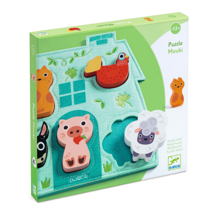 Mouki Wooden Puzzle 1yr+