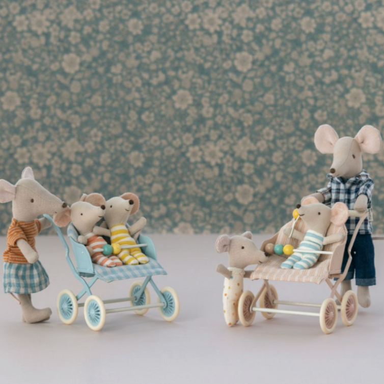 Stroller for Baby Mice -rose