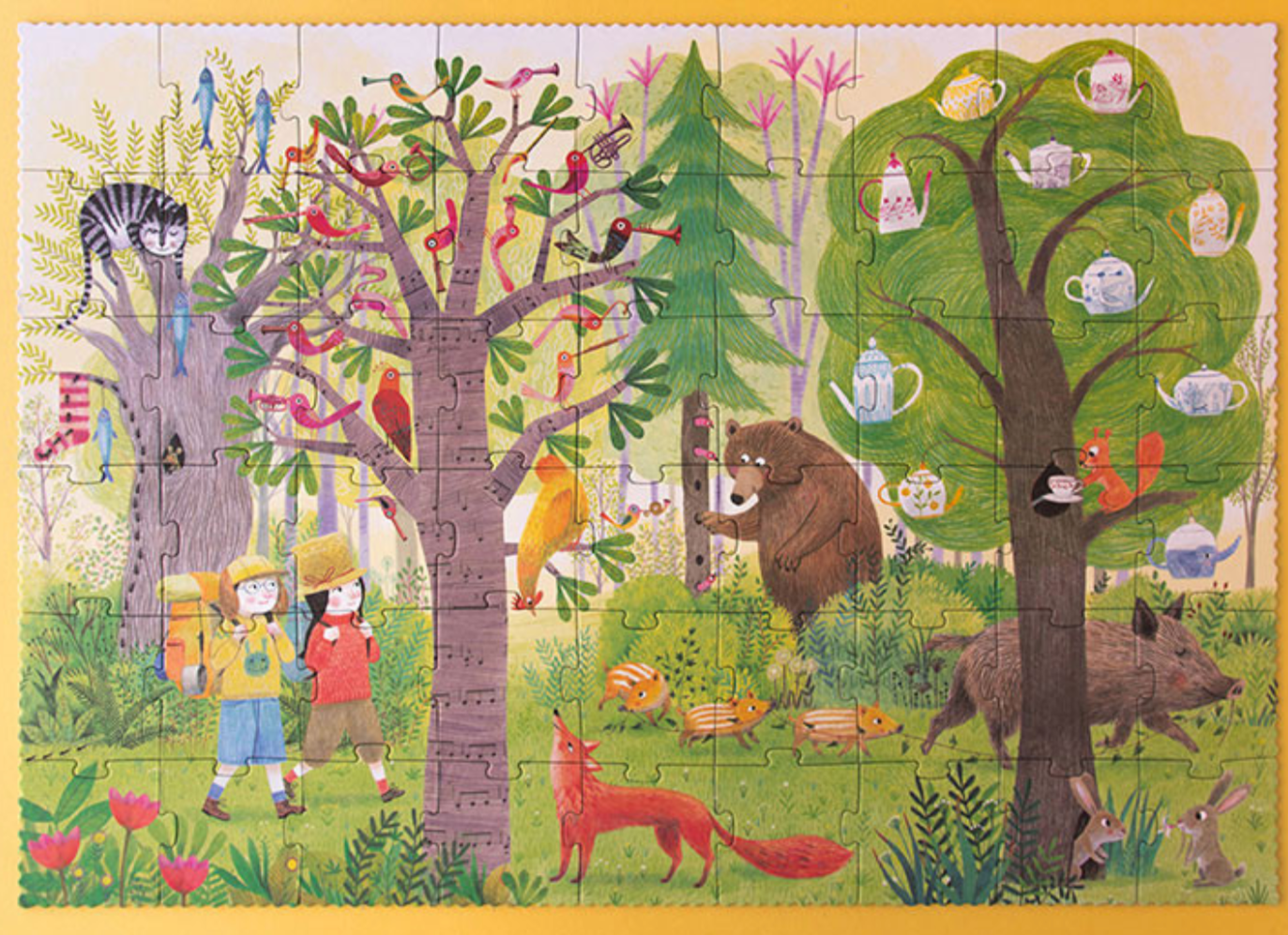 Night & Day in the Forest 54 pcs - Reversible