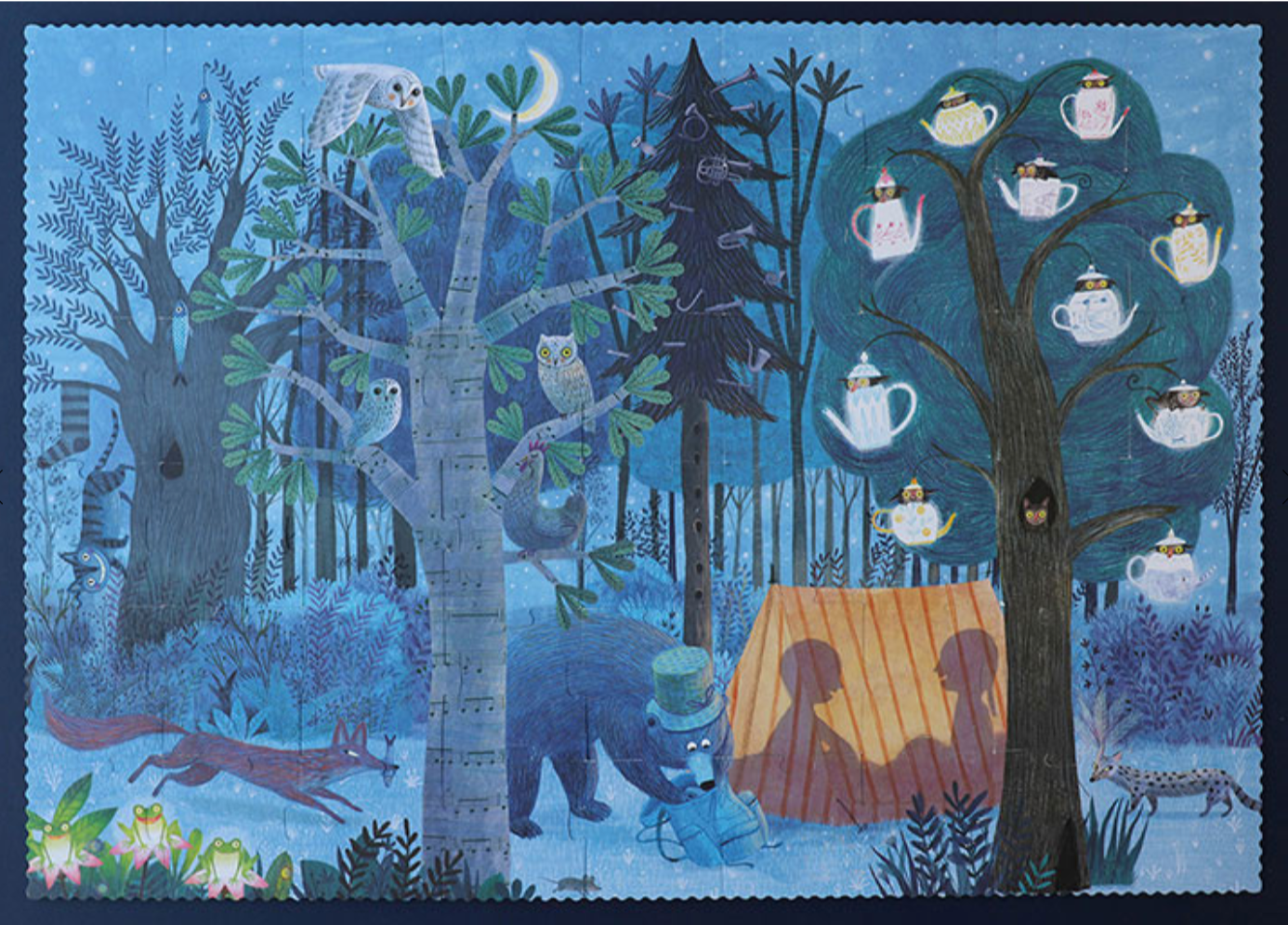 Night & Day in the Forest 54 pcs - Reversible