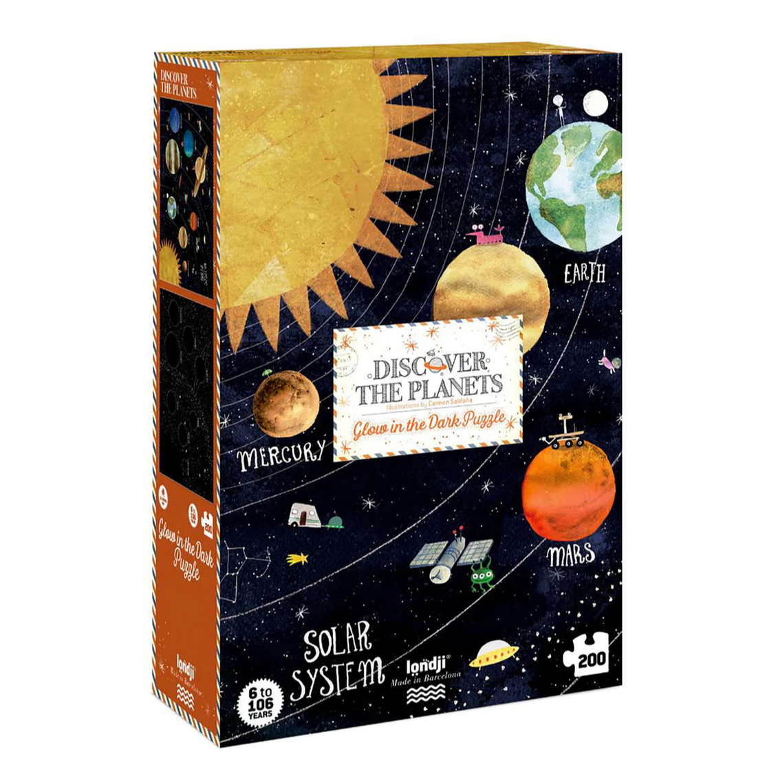 Discover the Planets (200 pcs) - Glow-in-Dark+