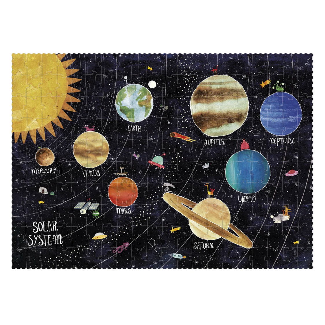 Discover the Planets (200 pcs) - Glow-in-Dark+