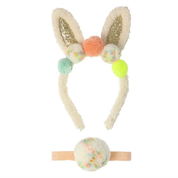Easter Pompom Bunny Ear Dress Up