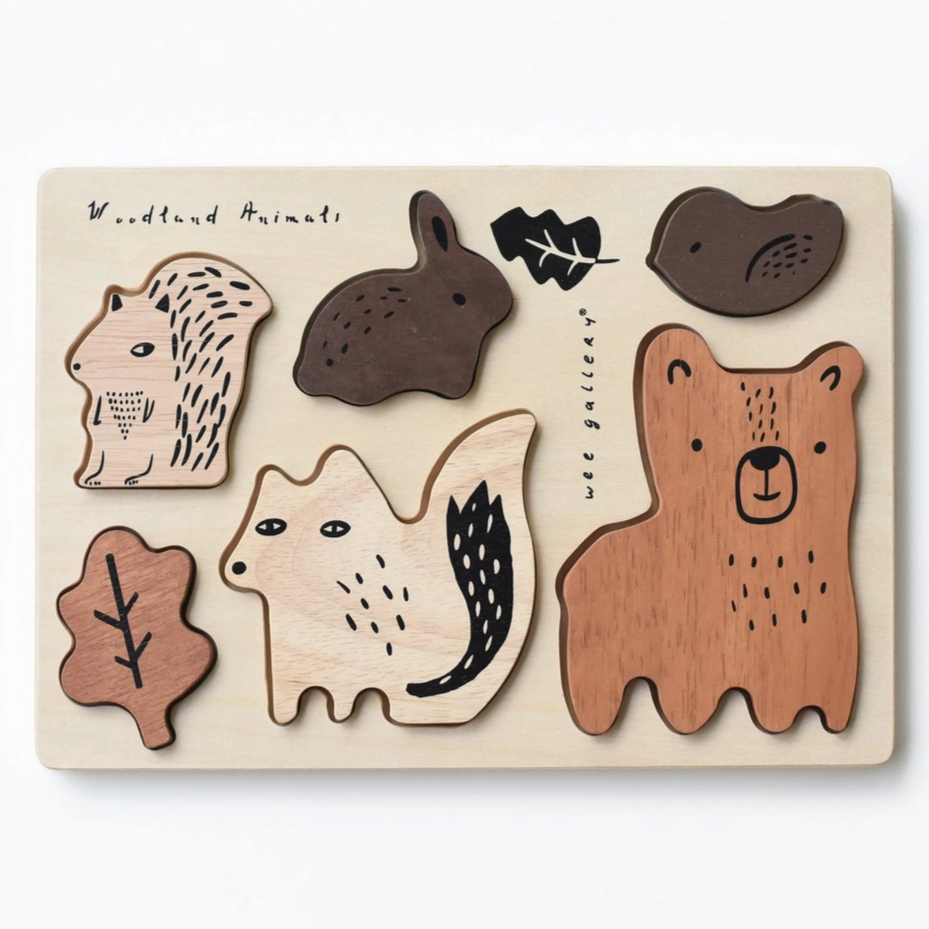 Woodland Tray Puzzle -woodland animals