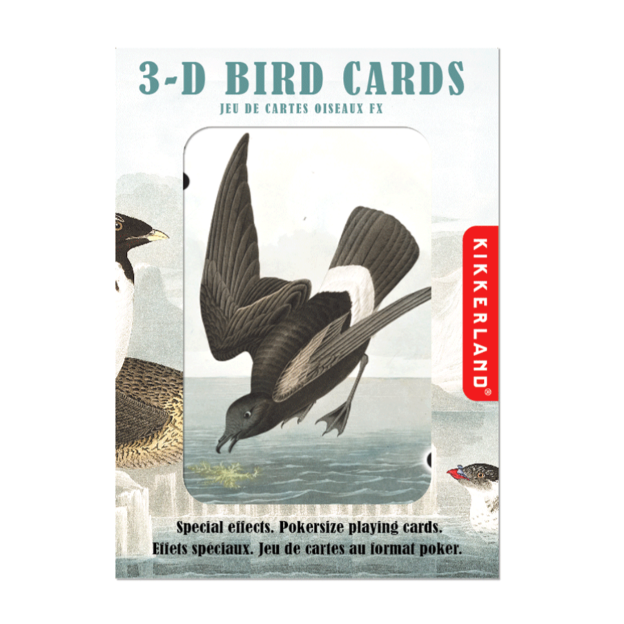 3-D Bird Playing Cards