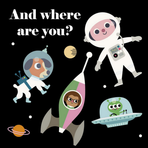 Where's The Astronaut? -Felt Flaps by Ingela P Arrhenius (0-3yrs)