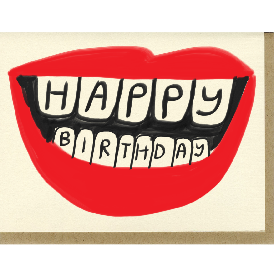Birthday Lips Card -birthday