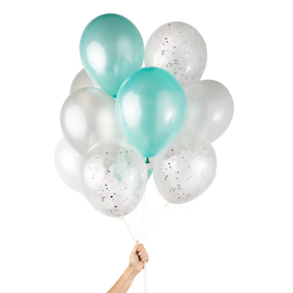 Mermaid Party Balloons (pk12)