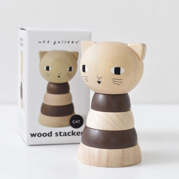 Wooden Stacker -cat