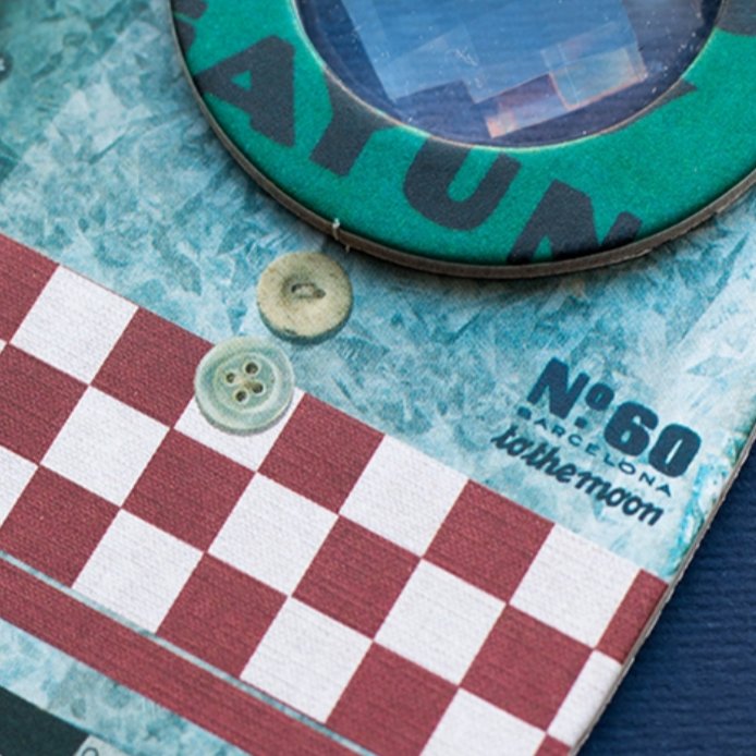 close up of picture of buttons on Rocket shaped Eye Lens