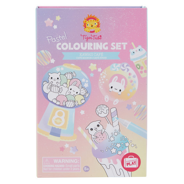 Kawaii Cafe – Pastel Coloring Set 5yrs+