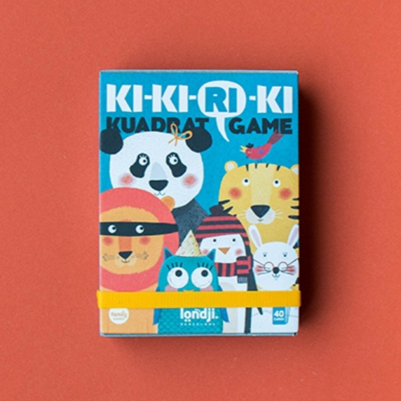 Ki-ki-ri-ki Kuadrat Card Game 3+yrs
