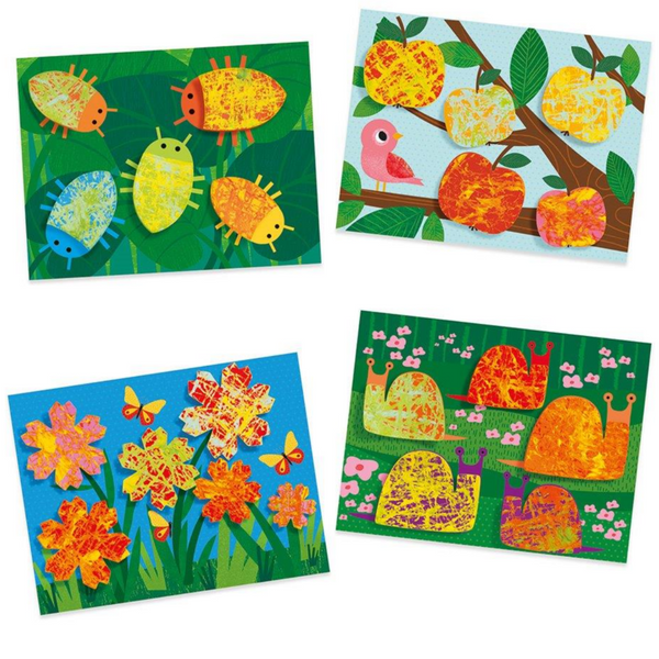 Marbles Painting Nature 3-6yrs
