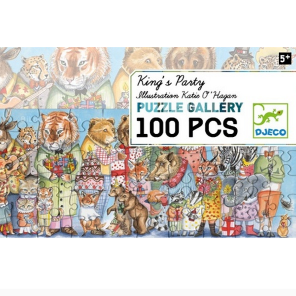 Gallery Puzzles King's Party Puzzle -100pcs 5yrs+
