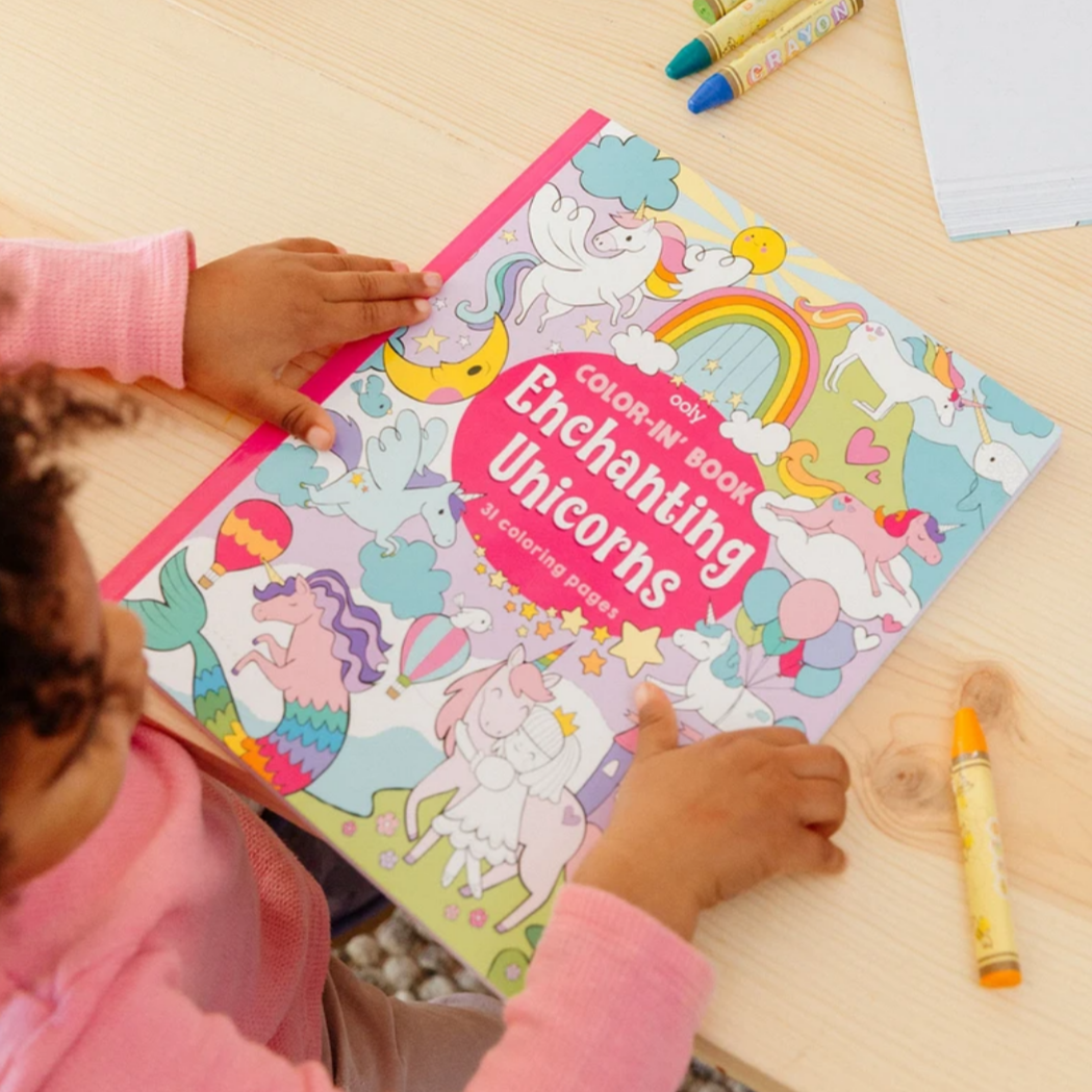 Enchanting Unicorns -Coloring Book