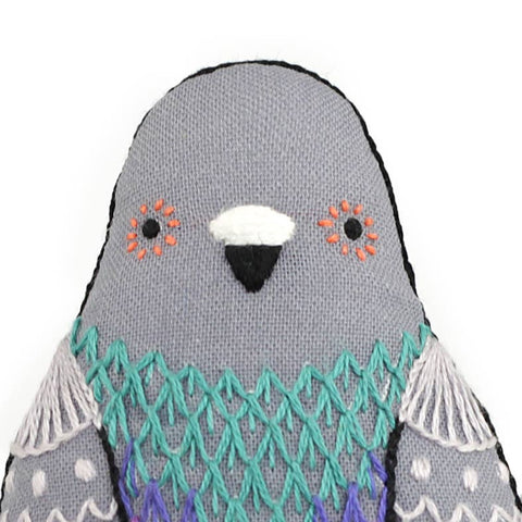 Pigeon - Embroidery Kit  (12yrs-adult)
