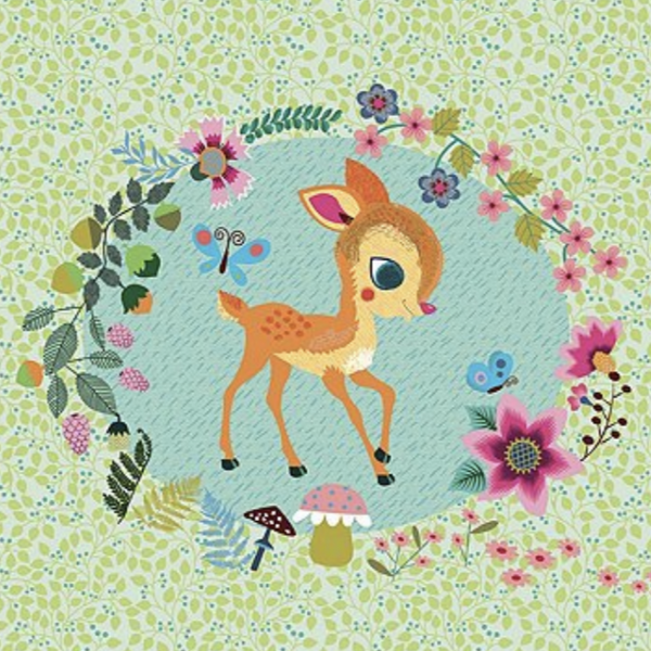 The Fawn's Song Treasure, Jewelry and Music Box 4yrs+