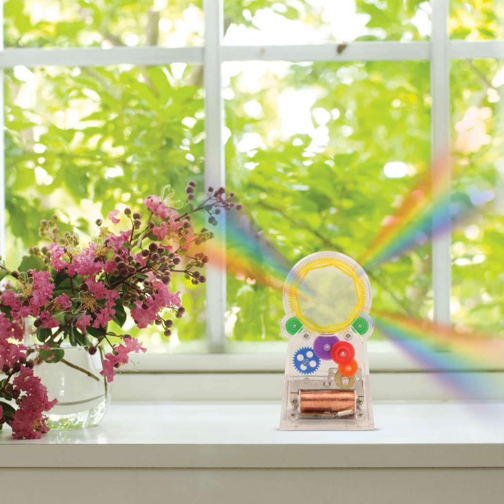 Solar Power Standing Rainbow Maker + Swarovski Crystal