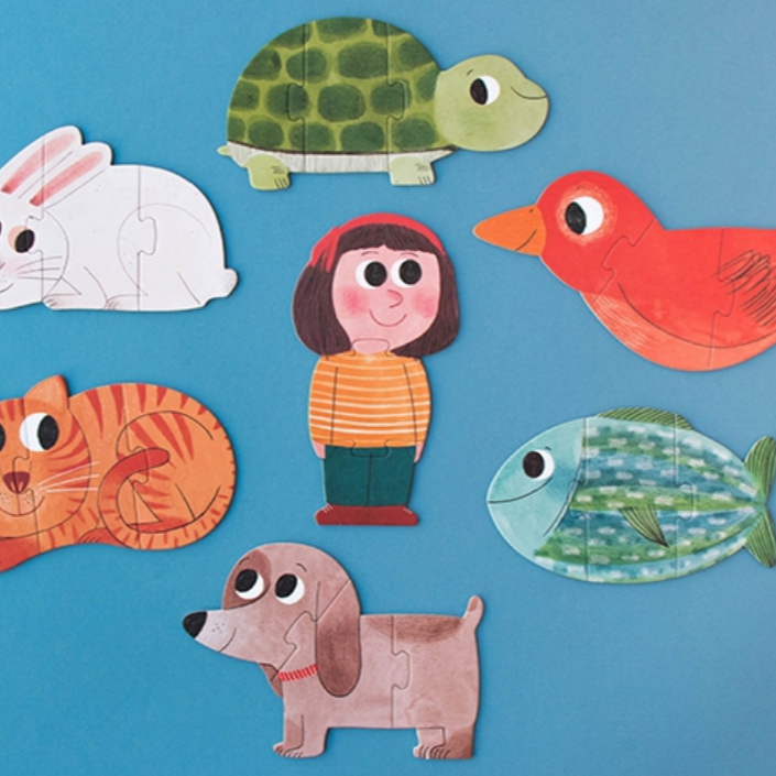 I Love My Pets Puzzle-21 pcs -Reversible