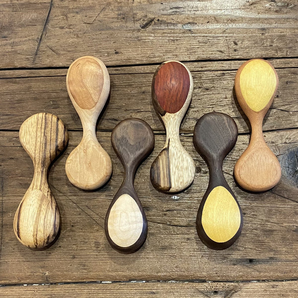 wooden rattles with closed handles