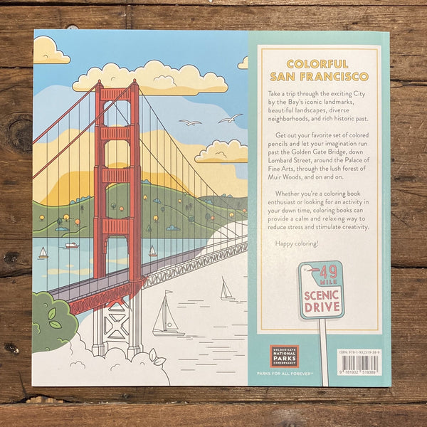 Views of San Francisco Coloring Book
