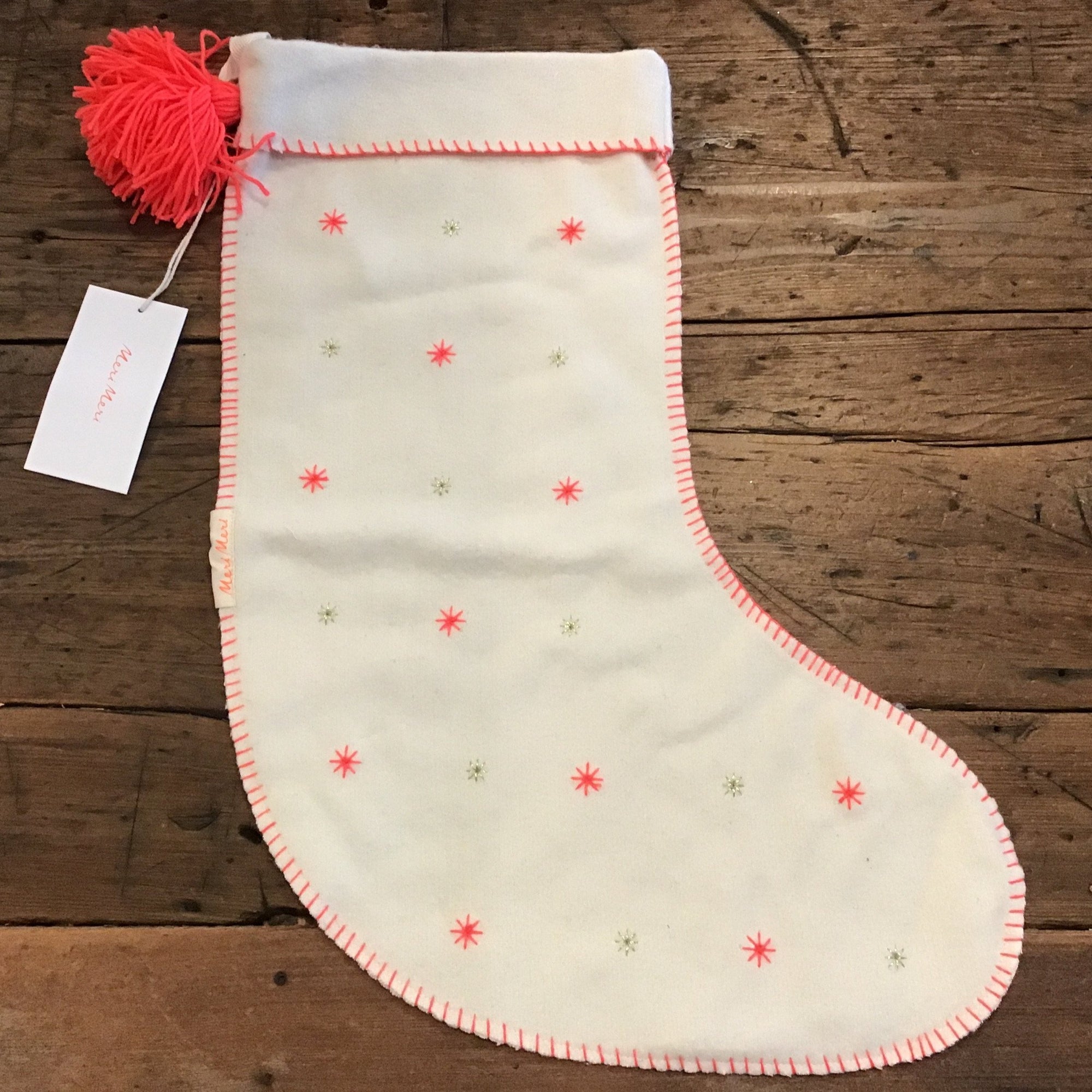 Embroidered Felt Stocking